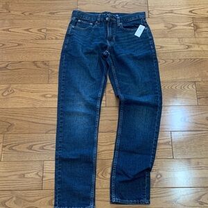Old Navy Men's Straight Dark Blue Denim Jeans 28 x 32”